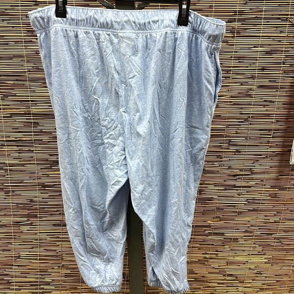 ID Ideology Womens Performance Plus Size Cropped Jogger Pants Blue 2X‎ - Picture 3 of 3